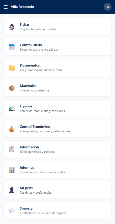 Accesos rápidos